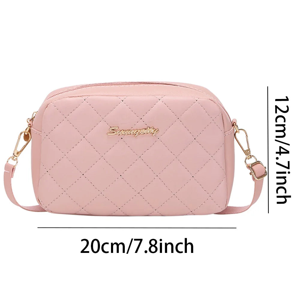 2024 Tassel Small Messenger Bag For Women Trend Lingge Embroidery Camera Female Shoulder Bag Fashion Chain Ladies Crossbody Bags